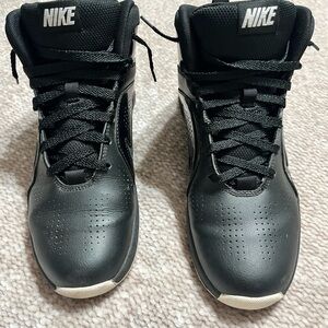 NIKE  Swoosh Leather High Top Sneakers